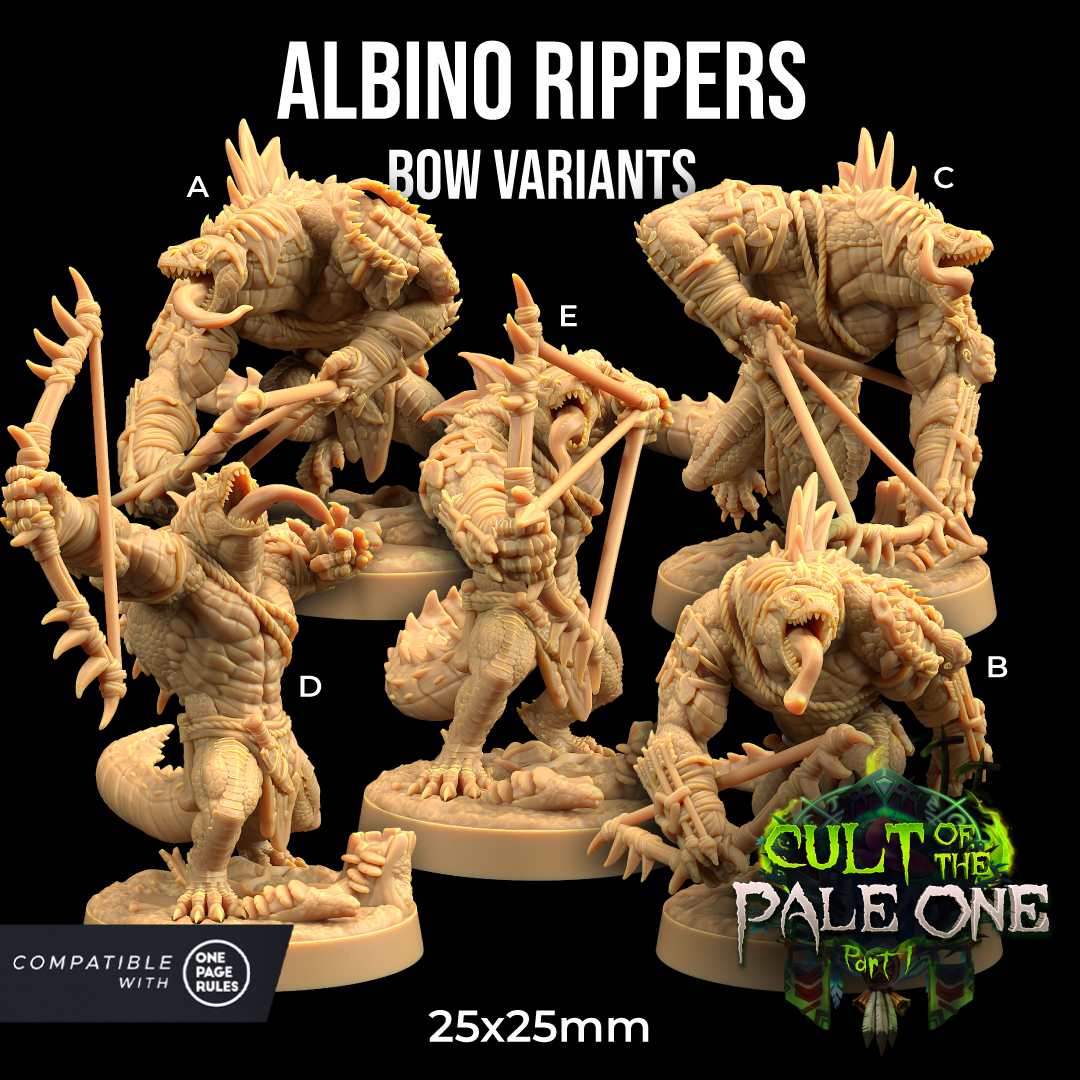 Albino Rippers | PRESUPPORTED | Cult of the Pale One Pt. I